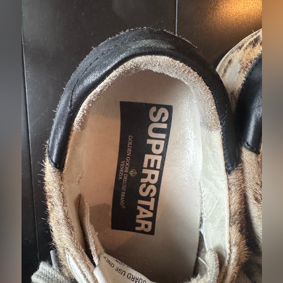 Golden Goose Superstar Leopard hair sneakers size 36 - Picture 5 of 7